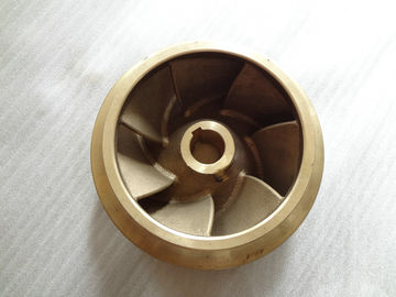 High Precision Submersible Silicon Brass Water Pump Impeller For Water Pump Parts