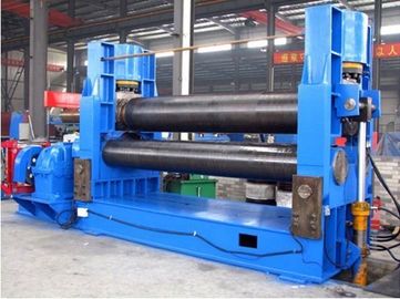 3 Roller Hydraulic Plate Roller Machine / Universal Plate Coiling Machine