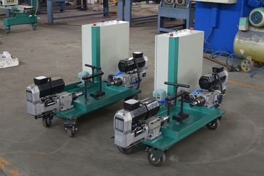Parking lot  Light Pole Machine  , Double Hole Drilling machine for 40 ~ 120mm pipe