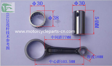 Motorcycle Honda 125 CONNECTING ROD RR HONDA CG125 CRANK PIN , White Black
