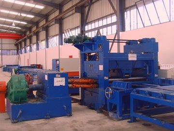 Standard cut to length line , hot rolled mild steel light pole machine for 6m 8m 14m