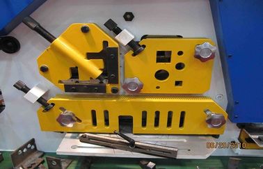 Hydraulic punch & shear Ironworker Machine , Light Pole Machine cutting 25mm Max