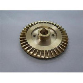 OEM PED Brass Water Pump Impeller 0.5mm Casting Tolerance , Chemical Checking