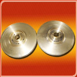 Customized copper / iron casting water pump Impeller , slurry pump impeller