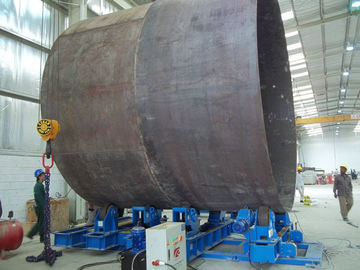 HGKZ30 1+1 Hydraulic Fit Up Rotator / Welding Turning Rolls For Vessel / Cylinder