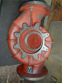 OEM grey iron casting water centrifugal pump housing chrome / nickel plating